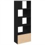 Estantería de madera de ingeniería negra 70x36x189 cm de , Librerías y estanterías - Ref: Foro24-3295318, Precio: 115,05 €, D...