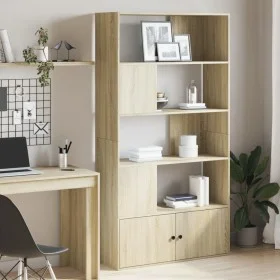 Estantería de madera de ingeniería roble Sonoma 100x36x189 cm de , Librerías y estanterías - Ref: Foro24-3295326, Precio: 150...