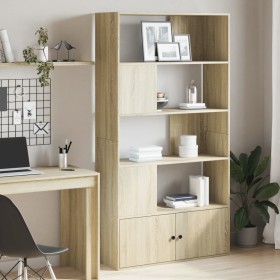 Estantería de madera de ingeniería roble Sonoma 100x36x189 cm de , Librerías y estanterías - Ref: Foro24-3295326, Precio: 153...