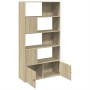 Estantería de madera de ingeniería roble Sonoma 100x36x189 cm de , Librerías y estanterías - Ref: Foro24-3295326, Precio: 153...