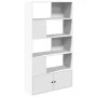 Estantería de madera de ingeniería blanca 100x36x189 cm de , Librerías y estanterías - Ref: Foro24-3295324, Precio: 144,29 €,...