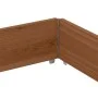 Collar de palet madera maciza de pino marrón 150x100 cm de , Plataformas de carga y palés - Ref: Foro24-4010304, Precio: 63,8...