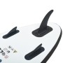 Juego de tabla de paddle surf hinchable blanco y negro de vidaXL, Paddleboards - Ref: Foro24-92730, Precio: 246,96 €, Descuen...