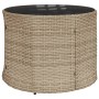 Set de sofá de jardín semicircular 3 pzas ratán sintético beige de , Sofás de exterior - Ref: Foro24-3262076, Precio: 639,18 ...