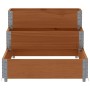 Arriate elevado de 3 niveles madera maciza pino marrón 120x80cm de , Maceteros y jardineras - Ref: Foro24-4010312, Precio: 83...