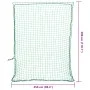 Grünes PP-Gummizug-Schleppnetz 3x2,5 m von , Gepäcknetze für Kraftfahrzeuge - Ref: Foro24-4012238, Preis: 29,12 €, Rabatt: %
