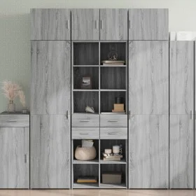 Hoher Schrank aus Sonoma-Eichenholzimitat 70x42,5x185 cm von , Sideboards - Ref: Foro24-3281467, Preis: 149,65 €, Rabatt: %