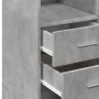 Aparador alto madera de ingeniería gris hormigón 70x42,5x185 cm de , Aparadores - Ref: Foro24-3281465, Precio: 152,88 €, Desc...