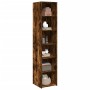 Aparador alto madera de ingeniería roble ahumado 40x41x185 cm de , Aparadores - Ref: Foro24-3281670, Precio: 87,18 €, Descuen...