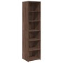 Aparador alto madera de ingeniería marrón roble 45x41x185 cm de , Aparadores - Ref: Foro24-3281679, Precio: 101,89 €, Descuen...