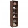 Aparador alto madera de ingeniería marrón roble 45x41x185 cm de , Aparadores - Ref: Foro24-3281679, Precio: 101,89 €, Descuen...