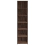 Aparador alto madera de ingeniería marrón roble 45x41x185 cm de , Aparadores - Ref: Foro24-3281679, Precio: 101,89 €, Descuen...