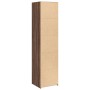 Aparador alto madera de ingeniería marrón roble 45x41x185 cm de , Aparadores - Ref: Foro24-3281679, Precio: 101,89 €, Descuen...