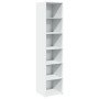 Aparador alto madera de ingeniería blanco 40x41x185 cm de , Aparadores - Ref: Foro24-3281666, Precio: 93,94 €, Descuento: %