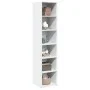 Aparador alto madera de ingeniería blanco 40x41x185 cm de , Aparadores - Ref: Foro24-3281666, Precio: 92,79 €, Descuento: %