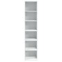 Aparador alto madera de ingeniería blanco 40x41x185 cm de , Aparadores - Ref: Foro24-3281666, Precio: 93,94 €, Descuento: %