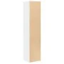 Aparador alto madera de ingeniería blanco 40x41x185 cm de , Aparadores - Ref: Foro24-3281666, Precio: 92,79 €, Descuento: %