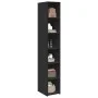 Aparador alto madera de ingeniería negro 30x41x185 cm de , Aparadores - Ref: Foro24-846412, Precio: 86,73 €, Descuento: %