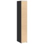 Aparador alto madera de ingeniería negro 30x41x185 cm de , Aparadores - Ref: Foro24-846412, Precio: 88,21 €, Descuento: %