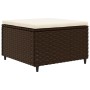 Set muebles de jardín 7 piezas y cojines ratán sintético marrón de , Conjuntos de jardín - Ref: Foro24-3308225, Precio: 556,0...