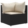 Set muebles de jardín 6 piezas y cojines ratán sintético negro de , Conjuntos de jardín - Ref: Foro24-3308128, Precio: 454,09...