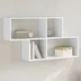 Estantería de pared madera ingeniería blanco 100x20x53 cm de , Estantes y estanterías - Ref: Foro24-848017, Precio: 44,24 €, ...