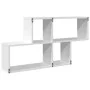 Estantería de pared madera ingeniería blanco 100x20x53 cm de , Estantes y estanterías - Ref: Foro24-848017, Precio: 44,24 €, ...