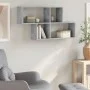 Estante de pared madera ingeniería gris hormigón 100x20x53 cm de , Estantes y estanterías - Ref: Foro24-848020, Precio: 41,88...