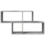 Estante de pared madera ingeniería gris hormigón 100x20x53 cm de , Estantes y estanterías - Ref: Foro24-848020, Precio: 41,88...