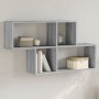 Estante de pared madera ingeniería gris Sonoma 100x20x53 cm de , Estantes y estanterías - Ref: Foro24-848022, Precio: 42,42 €...