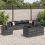 Set de muebles de jardín 8 pzas y cojines ratán sintético gris de , Conjuntos de jardín - Ref: Foro24-3308194, Precio: 546,96...
