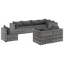 Set de muebles de jardín 8 pzas y cojines ratán sintético gris de , Conjuntos de jardín - Ref: Foro24-3308194, Precio: 546,96...