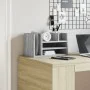 Organizador escritorio madera ingeniería gris 44,5x24x25 cm de , Clasificación y organización - Ref: Foro24-848043, Precio: 3...