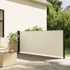 Retractable cream side awning 100x300 cm by , Umbrellas - Ref: Foro24-4004265, Price: 68,46 €, Discount: %