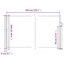 Toldo lateral retráctil crema 100x300 cm de , Sombrillas - Ref: Foro24-4004265, Precio: 68,46 €, Descuento: %