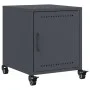 Bedside table in anthracite grey steel, 36x39x43.5 cm by , Nightstands - Ref: Foro24-846618, Price: 49,25 €, Discount: %