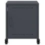 Bedside table in anthracite grey steel, 36x39x43.5 cm by , Nightstands - Ref: Foro24-846618, Price: 49,25 €, Discount: %