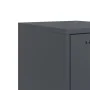 Bedside table in anthracite grey steel, 36x39x43.5 cm by , Nightstands - Ref: Foro24-846618, Price: 49,25 €, Discount: %
