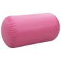 Rollo hinchable de gimnasia con bomba PVC rosa 120x75 cm de vidaXL, Yoga y pilates - Ref: Foro24-92715, Precio: 106,78 €, Des...