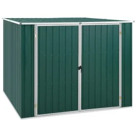 Cobertizo de jardín acero galvanizado verde 195x198x159 cm de , Cobertizos - Ref: Foro24-46253, Precio: 249,39 €, Descuento: %