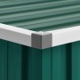 Cobertizo de jardín acero galvanizado verde 195x198x159 cm de , Cobertizos - Ref: Foro24-46253, Precio: 253,20 €, Descuento: %
