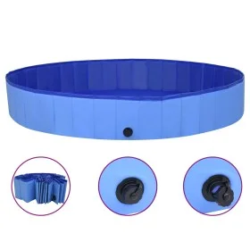Piscina para perros plegable PVC azul 200x30 cm de vidaXL, Productos para perros - Ref: Foro24-92602, Precio: 80,80 €, Descue...