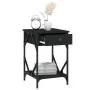 Mesitas de noche 2 uds madera contrachapada negro 40x42x60 cm de , Mesitas de noche - Ref: Foro24-826336, Precio: 82,15 €, De...