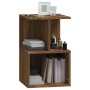 Mesitas de noche 2 uds contrachapada marrón roble 35x35x55 cm de , Mesitas de noche - Ref: Foro24-815188, Precio: 70,76 €, De...
