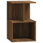 Mesitas de noche 2 uds contrachapada marrón roble 35x35x55 cm de , Mesitas de noche - Ref: Foro24-815188, Precio: 70,76 €, De...