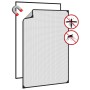 Mosquitera magnética para ventanas gris antracita 80x120 cm de , Mosquiteras para ventanas - Ref: Foro24-153850, Precio: 24,8...