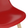 Sillas de comedor 2 unidades plástico rojo de , Sillas de comedor - Ref: Foro24-289119, Precio: 109,76 €, Descuento: %