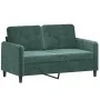 Juego de sofás 3 piezas terciopelo verde oscuro de , Sofás - Ref: Foro24-3201986, Precio: 513,16 €, Descuento: %