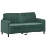 Juego de sofás 3 piezas terciopelo verde oscuro de , Sofás - Ref: Foro24-3201986, Precio: 513,16 €, Descuento: %