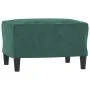 Juego de sofás 3 piezas terciopelo verde oscuro de , Sofás - Ref: Foro24-3201986, Precio: 513,16 €, Descuento: %
